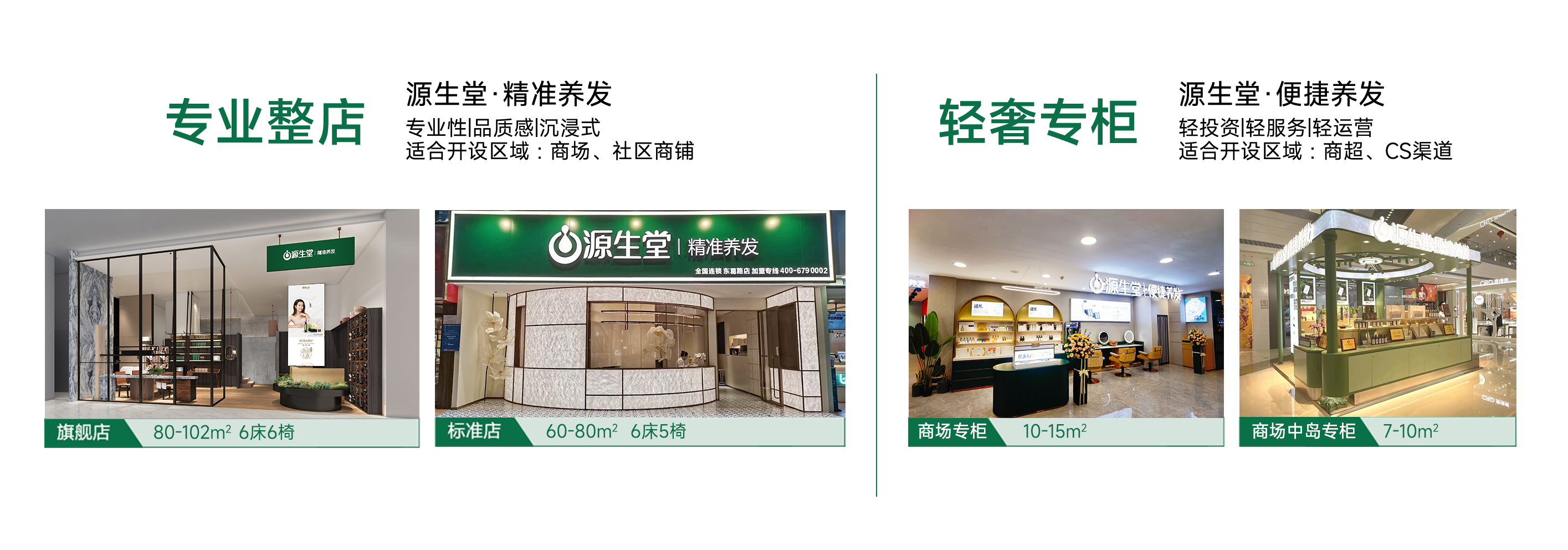 專業整店    輕奢專柜
